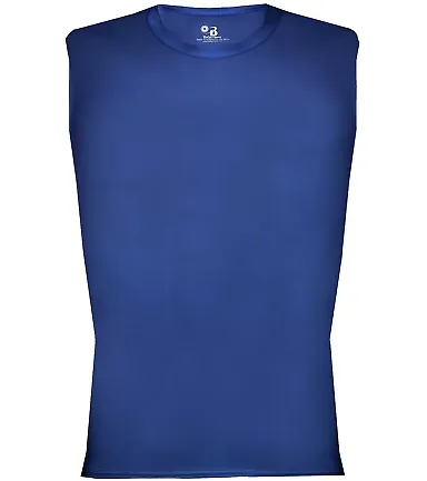 Badger Sportswear 4631 Pro-Compression Sleeveless  Royal front view