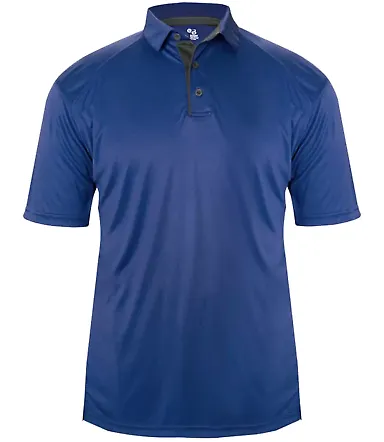 Badger Sportswear 4040 Ultimate SoftLock™ Polo Royal/ Graphite front view