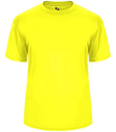 Badger Sportswear 2020 Ultimate SoftLock™ Youth  Safety Yellow Green front view