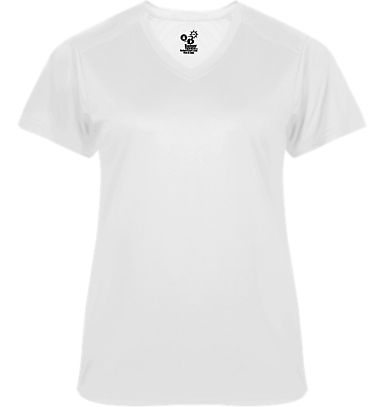 Badger Sportswear 4062 Ultimate SoftLock™ Women' in White front view