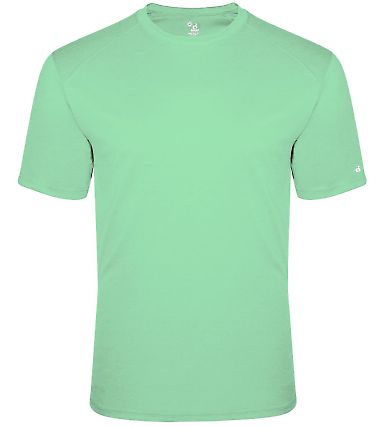 Badger Sportswear 4940 Triblend Performance Short  in Mint front view