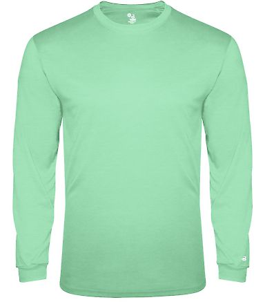 Badger Sportswear 4944 Triblend Performance Long S in Mint front view