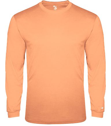 Badger Sportswear 4944 Triblend Performance Long S in Peach front view