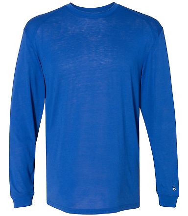 Badger Sportswear 4944 Triblend Performance Long S in Royal front view