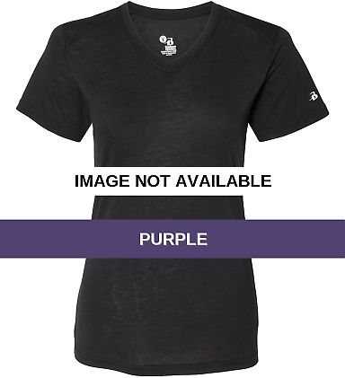 Badger Sportswear 4962 Triblend Performance Women' Purple front view