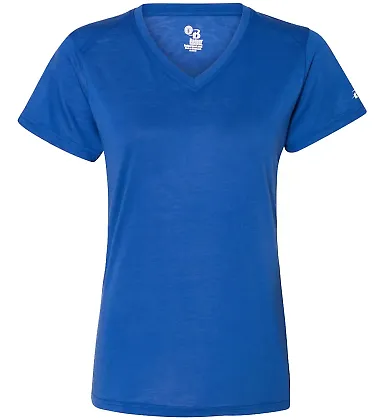 Badger Sportswear 4962 Triblend Performance Women' in Royal front view