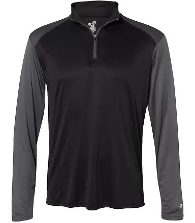 Badger Sportswear 4006 Ultimate SoftLock™ Sport  Black/ Graphite front view