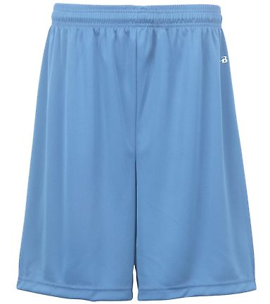 Badger Sportswear 2107 B-Dry Youth 6" Shorts in Columbia blue front view