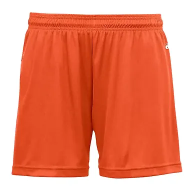 Badger Sportswear 2116 B-Core Girl's Shorts Burnt Orange front view