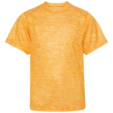 Badger Sportswear 2191 Blend Youth Short Sleeve T- Gold front view