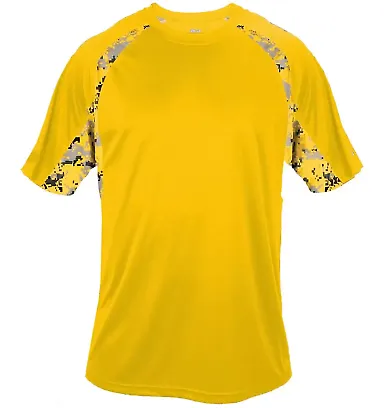 Badger Sportswear 4140 Digital Camo Hook T-Shirt Gold front view