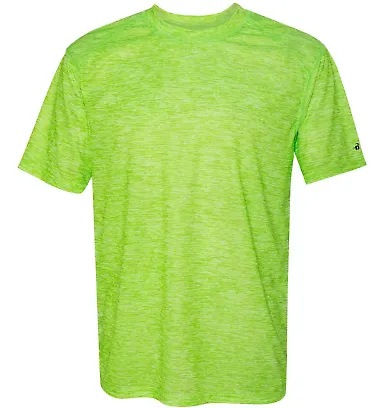 Badger Sportswear 4191 Blend Short Sleeve T-Shirt Lime front view