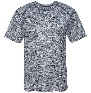 Badger Sportswear 4191 Blend Short Sleeve T-Shirt in Navy front view
