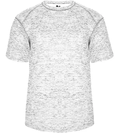 Badger Sportswear 4191 Blend Short Sleeve T-Shirt Silver front view