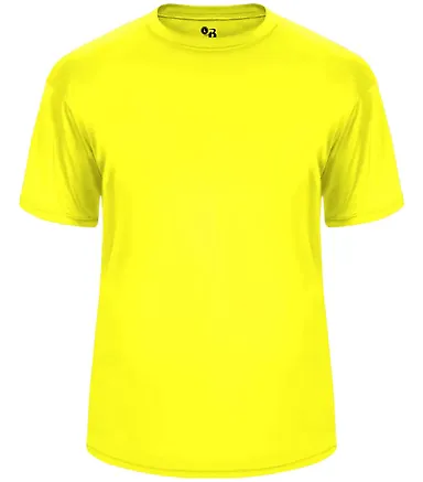 Badger Sportswear 4020 Ultimate SoftLock™ Tee Safety Yellow front view