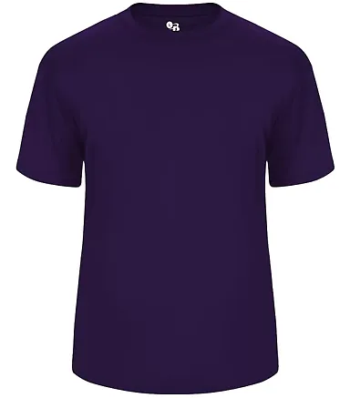 Badger Sportswear 4020 Ultimate SoftLock™ Tee Purple front view