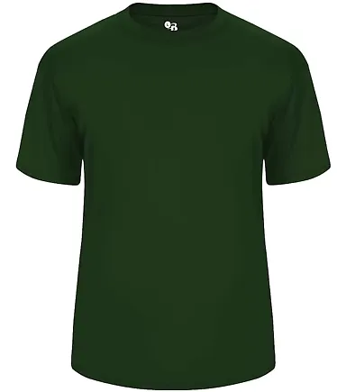 Badger Sportswear 4020 Ultimate SoftLock™ Tee Forest front view