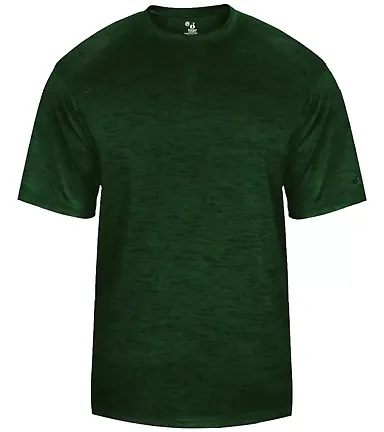Badger Sportswear 2175 Tonal Blend Youth Tee Forest Tonal Blend front view