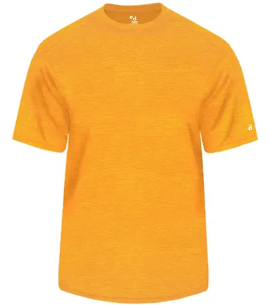 Badger Sportswear 2175 Tonal Blend Youth Tee Gold Tonal Blend front view