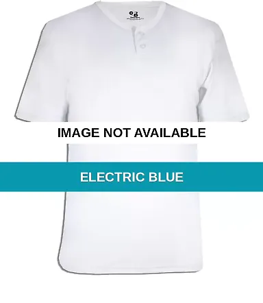 Badger Sportswear 7930 B-Core Placket Jersey Electric Blue front view