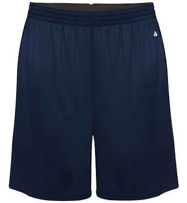 Badger Sportswear 2002 Ultimate Softlock Youth Sho Navy front view