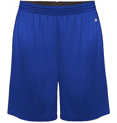 Badger Sportswear 2002 Ultimate Softlock Youth Sho in Royal front view
