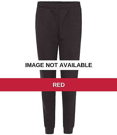 Badger Sportswear 1215 Athletic Fleece Jogger Pant Red front view