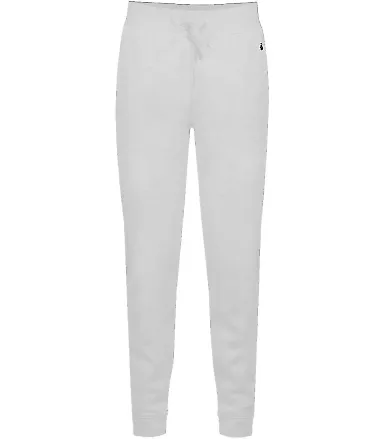 Badger Sportswear 1216 Women's Athletic Fleece Jog in Ash front view