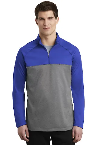 Nike AH6254  Therma-FIT 1/2-Zip Fleece Game Ry/D Gy H front view