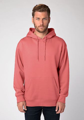Cotton Heritage M2500 LIGHT PULLOVER HOODIE Island Red front view