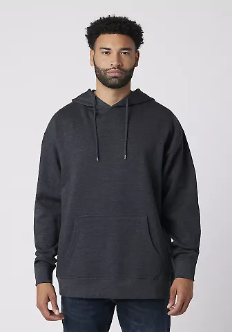 Cotton Heritage M2500 LIGHT PULLOVER HOODIE in Charcoal heather front view