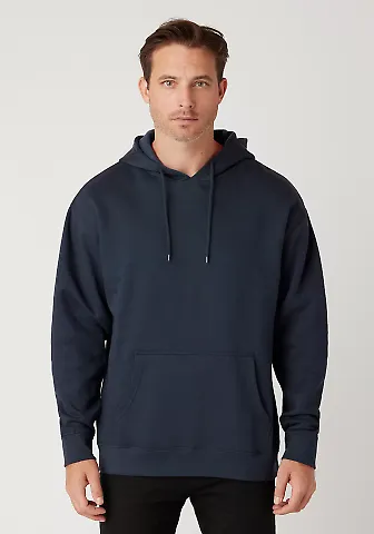 Cotton Heritage M2500 LIGHT PULLOVER HOODIE in Harbor blue front view