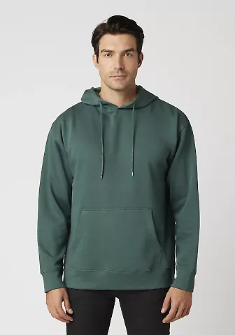 Cotton Heritage M2500 LIGHT PULLOVER HOODIE in Pine front view