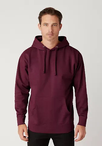 Cotton Heritage M2580 PREMIUM PULLOVER HOODIE Maroon front view