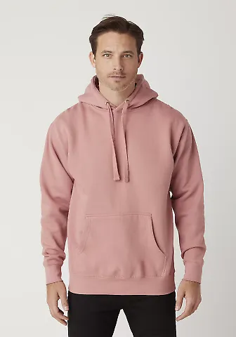 Cotton Heritage M2580 PREMIUM PULLOVER HOODIE in Dusty rose front view