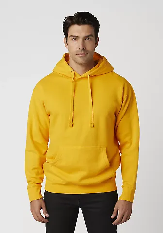 Cotton Heritage M2580 PREMIUM PULLOVER HOODIE in Team gold front view