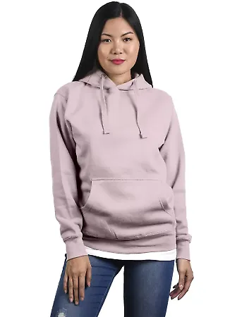 Cotton Heritage M2580 PREMIUM PULLOVER HOODIE in Light pink front view