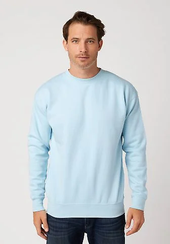 Cotton Heritage M2480 PREMIUM CREW NECK in Sky blue front view