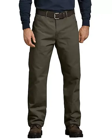 Dickies Workwear 1939R Unisex Relaxed Fit Straight RNS MOSS GRN _34 front view