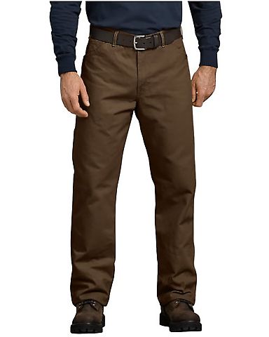 Dickies Workwear 1939R Unisex Relaxed Fit Straight RINSED TIMBER _44 front view