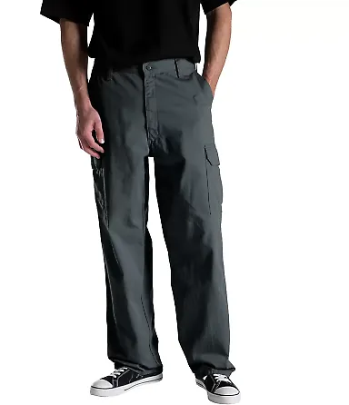 Dickies Workwear 23214 8.5 oz. Loose Fit Cargo Wor CHARCOAL _36 front view