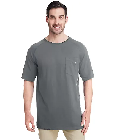 Dickies Workwear SS600 Men's 5.5 oz. Temp-IQ Perfo SMOKE front view