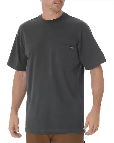 Dickies Workwear WS436 Men's Short-Sleeve Pocket T CHARCOAL front view