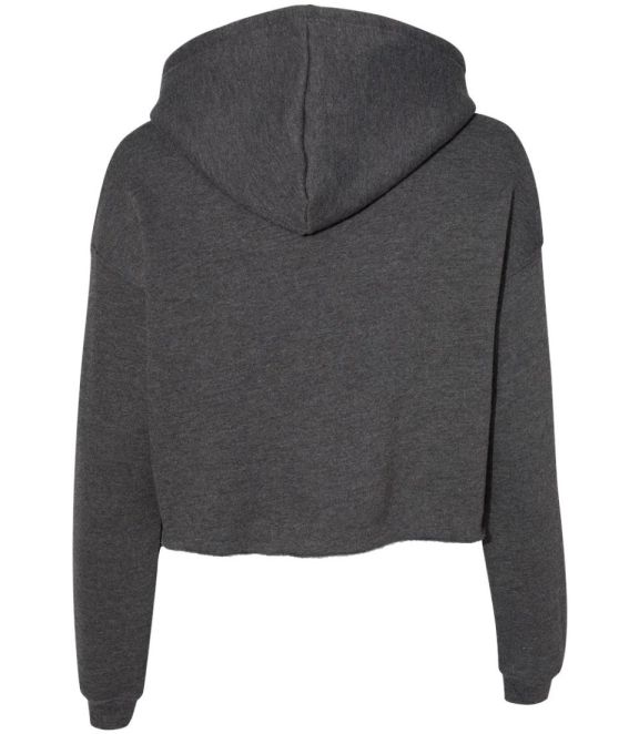 Felpa Cropped Donna Bella + Canvas | 52% Cotone Airlume 48% Poliestere | Con Cappuccio E Cordino | Modello L STORM