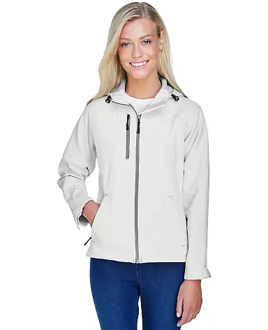 North End 78166 Ladies' Prospect Two-Layer Fleece  CRYSTAL QUARTZ front view
