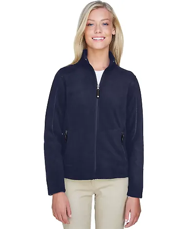 North End 78172 Ladies' Voyage Fleece Jacket CLASSIC NAVY front view