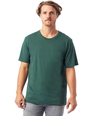 AA1070 Alternative Apparel Basic T-shirt in Pine front view
