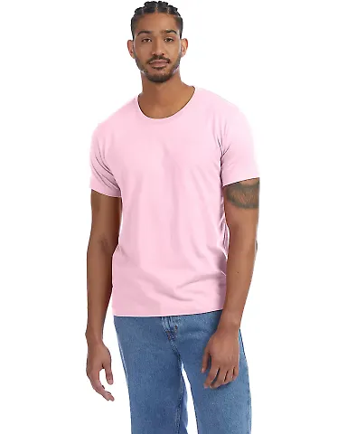 AA1070 Alternative Apparel Basic T-shirt in Highlighter pink front view