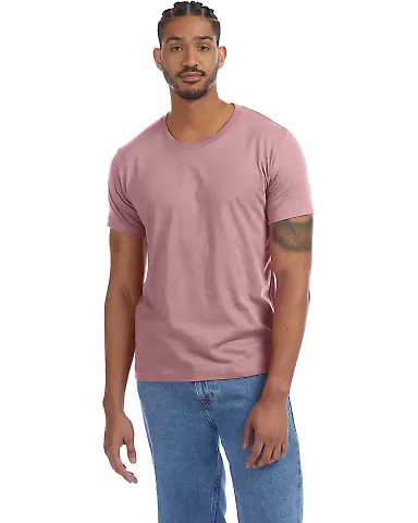 AA1070 Alternative Apparel Basic T-shirt in Whiskey rose front view