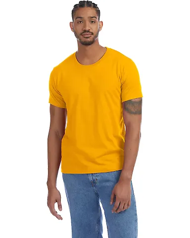 AA1070 Alternative Apparel Basic T-shirt in Stay gold front view